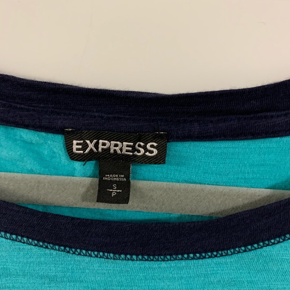 Express roll-cuff baseball T - Picture 3 of 3